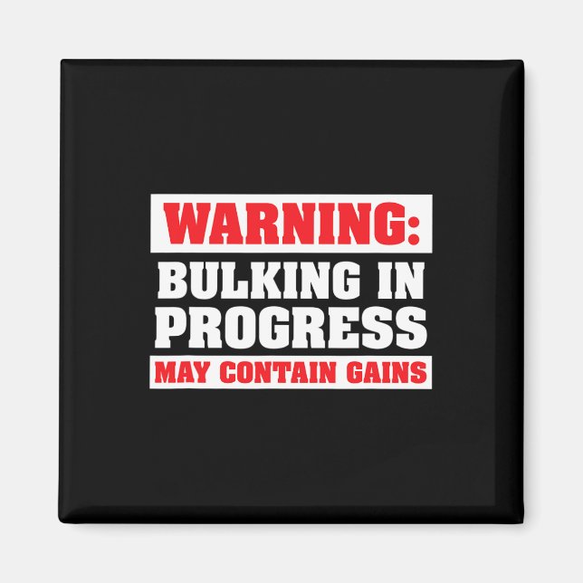 Imã Bulking Em Andamento Divertido Levantamento de Pes (Frente)