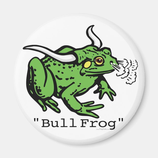 Imã Bull Sapo Bullfrog da Mudge Studios (Frente)