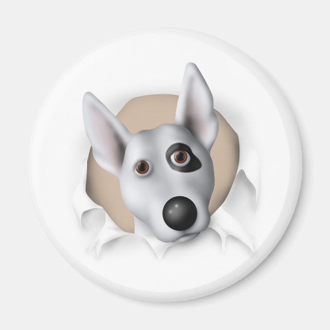 Imã Bull Terrier (Americano) Saindo (Frente)