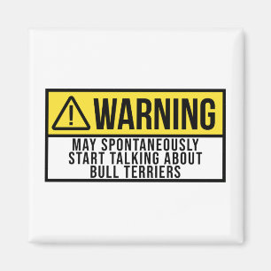 Imã Bull Terrier Dog - Bull Terriers Lover