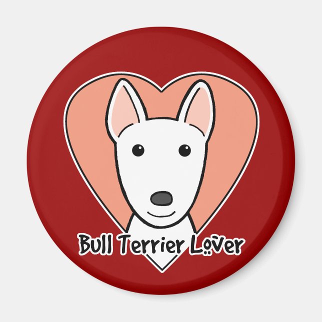 Imã Bull Terrier Lover (Frente)
