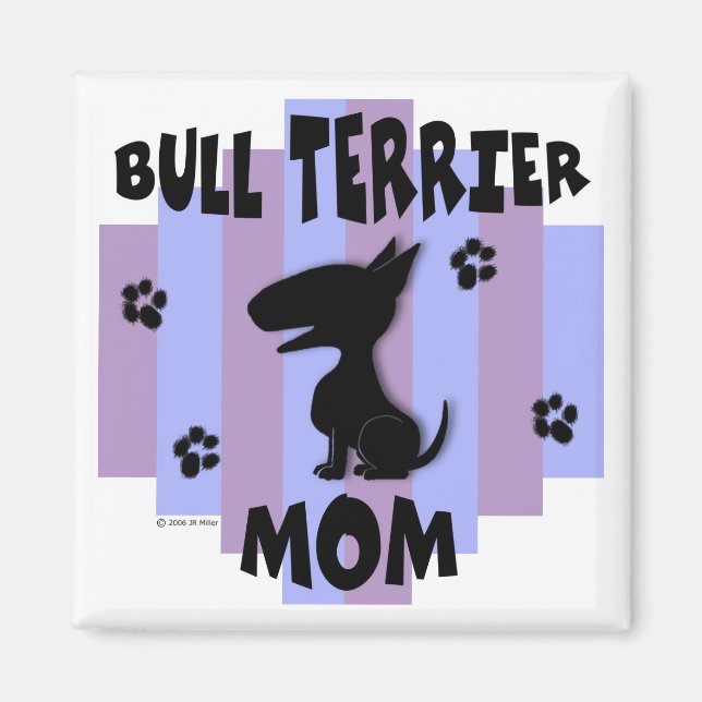 Imã Bull Terrier Mãe Magnet (Frente)