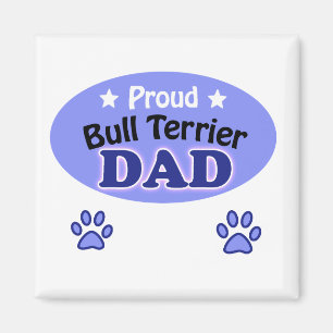 Imã Bull Terrier pai