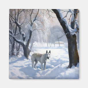 Imã Bull Terrier Que Neve Natal