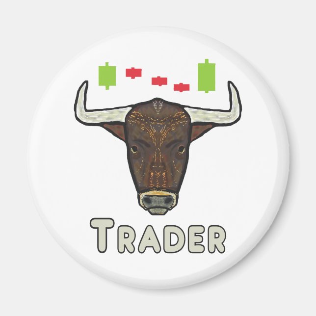 Imã Bull Trader (Frente)