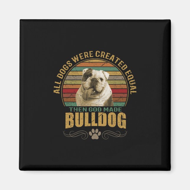 Imã Bulldog criado (Frente)
