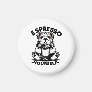 Imã Bulldog Espresso Quente