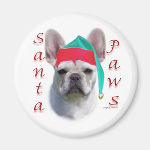 Imã Bulldog Francês (o que) Papais noeis Paws