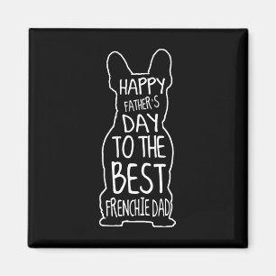 Imã Bulldog Gift For Lover Happy Dia de os pais French