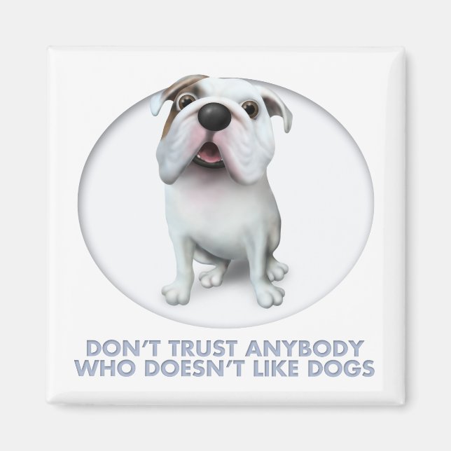 Imã Bulldog (Inglês) Trust (Frente)