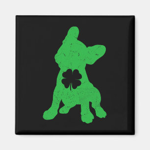 Imã Bulldog Shamrock Rua Patrick Day Owner Frenchie Do