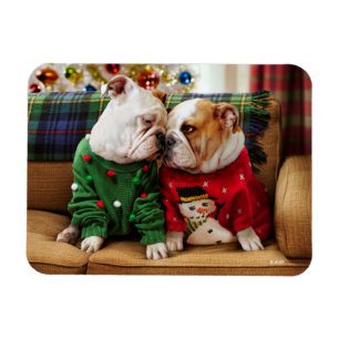 Ímã Bulldogs de Natal em Suéteres