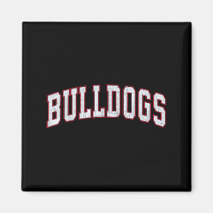 Imã Bulldogs Retrô Para Homens Mulheres Meninos Menina