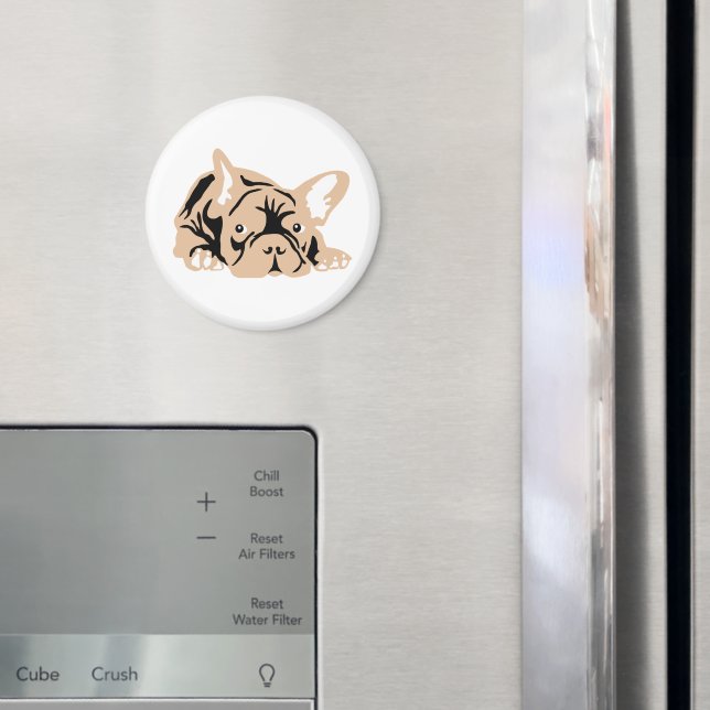 Imã Bulldogue Francês rosa (In Situ (Fridge))