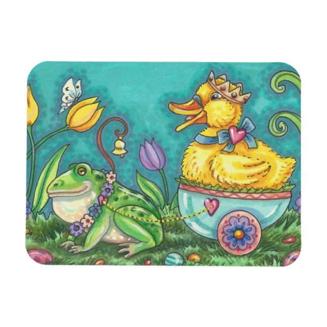 ÍMÃ BULLFROG & DUCK PRINCE PÁSCOA (Horizontal)