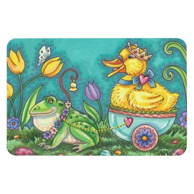 Ímã BULLFROG & DUCK PRINCE PÁSCOA MAGNET Grande (Horizontal)