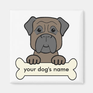 Imã Bullmastiff personalizado