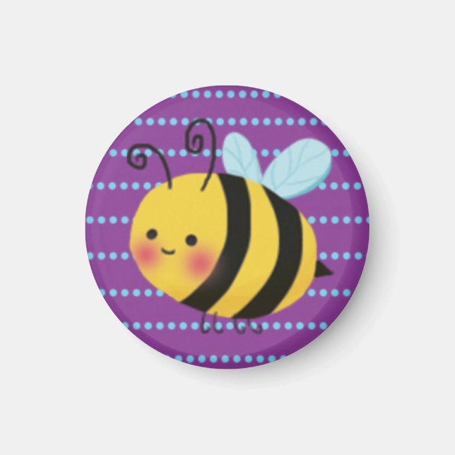 Imã Bumble Bee Cute Busy (Frente)