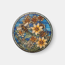 Bumblebee de vidro manchado