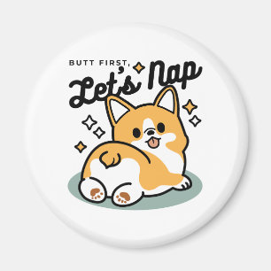 Imã Bumbum Primeiro, Vamos Nap - Bumbum Corgi Cute