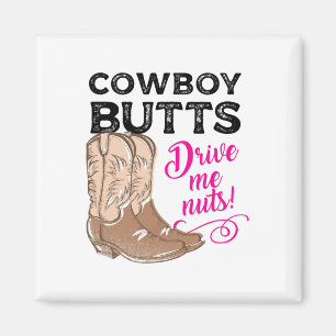 Imã Bumbuns De Cowboy Levam-Me Loucos Para Cowgirl Oci