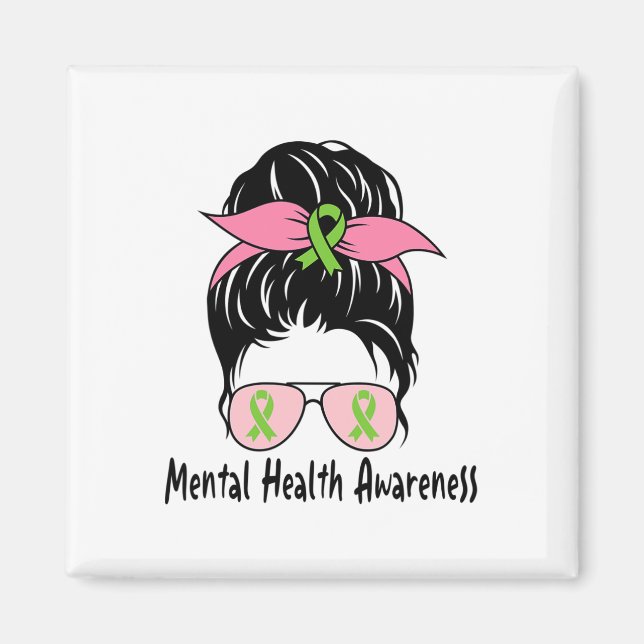 Imã Bun Mental Health Problems Gift Mental Health Awar (Frente)