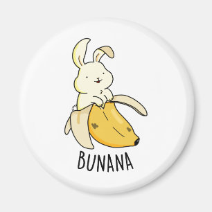 Imã Bunana Funny Bunny Num Canhão De Banana