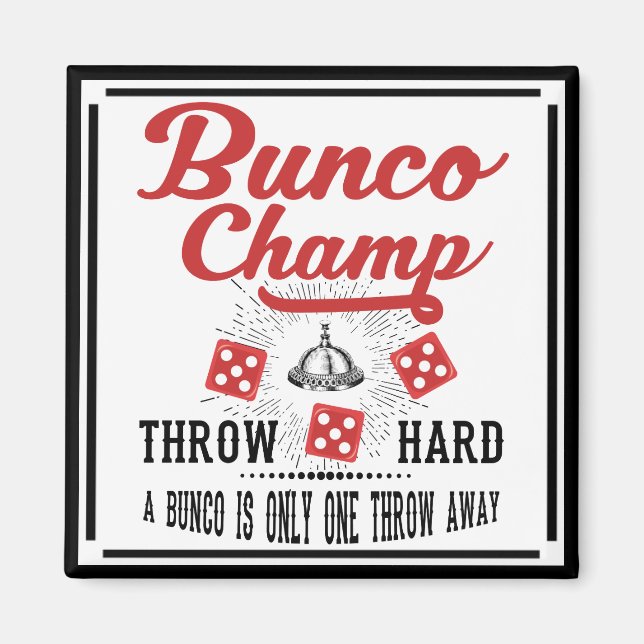 Imã Bunco Champ With Dice (Frente)