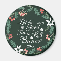 Bunco Merry Christmas Wreath Dice
