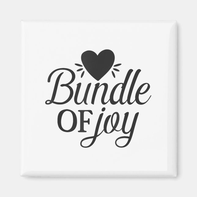 Imã Bundle Of Joy Love Quote Cute Motivation  (Frente)