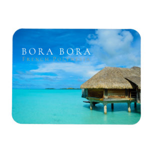 Ímã Bungalow de Overwater em Bora Bora, Polyensia