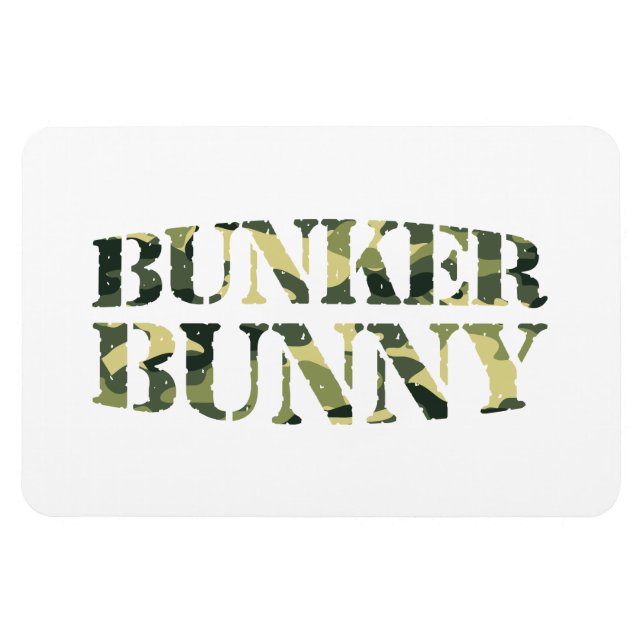 ÍMÃ BUNKER BUNNY CAMO / CAMOUFLAGE (Horizontal)