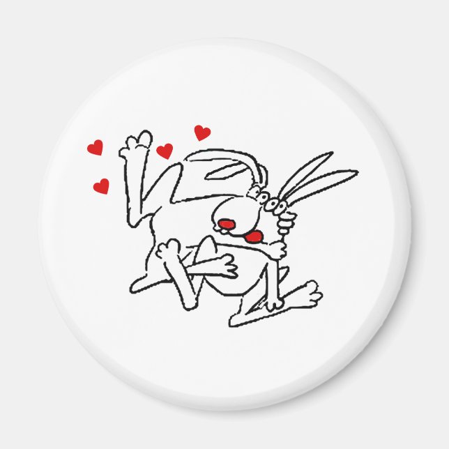 Imã Bunnies No Amor (Frente)