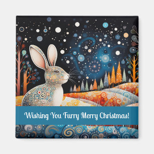 Imã Bunny Desejo-Te Feliz Natal!
