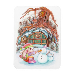 Ímã Bunny e Snowman