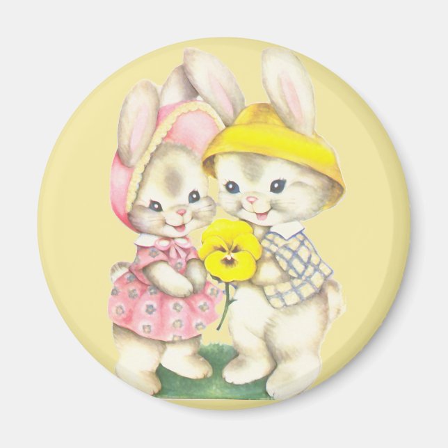 Imã Bunny Girl+Boy (Frente)