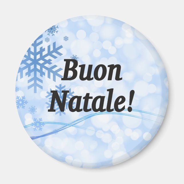 Imã Buon Natale! Feliz Natal em Bf italiano (Frente)