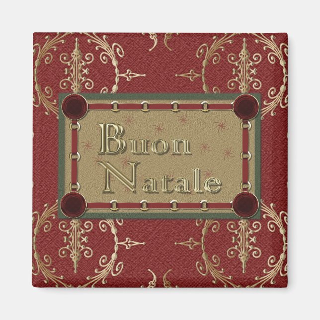 Imã Buon Natale Magnet (Frente)