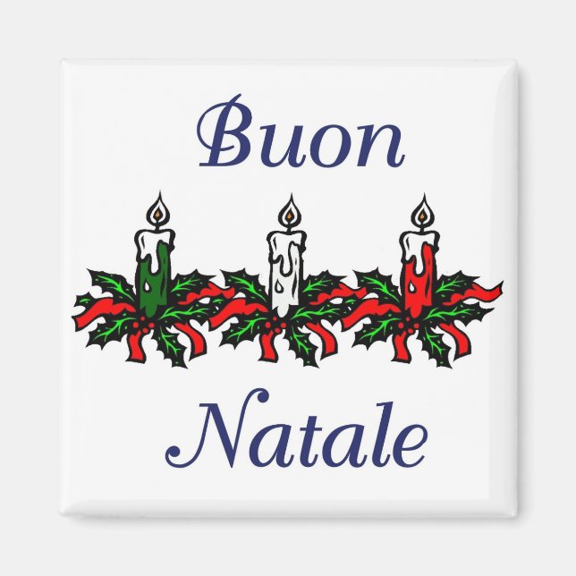 Imã Buon Natale Magnet (Frente)