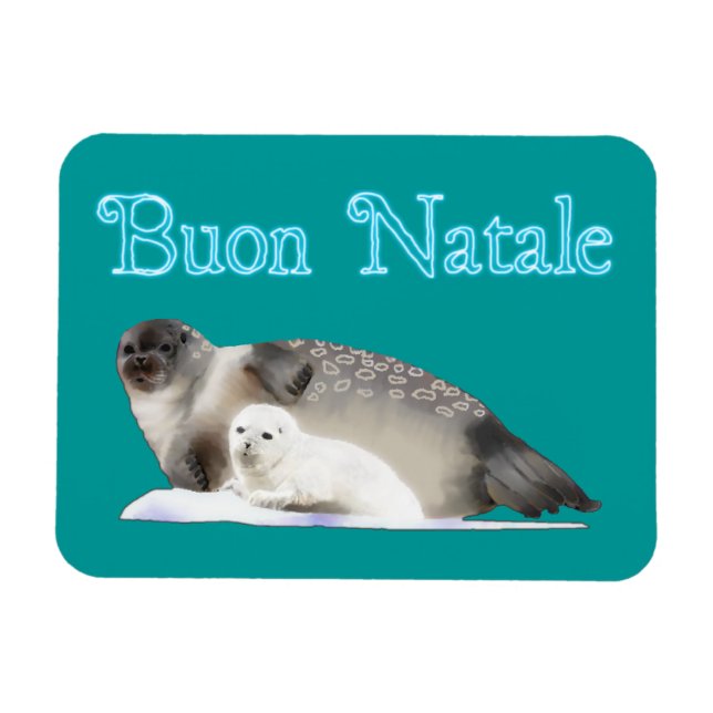 Ímã Buon Natale - Ringed Seal (Horizontal)