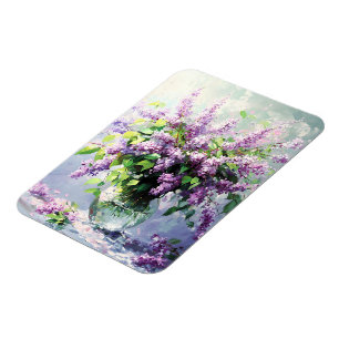 Ímã Buquê de Lilás em Flor de Lavanda
