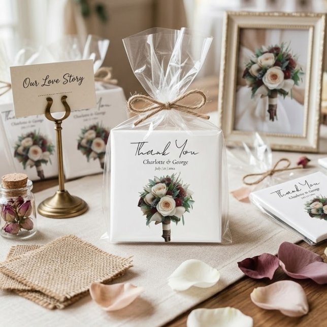Imã Buquê de Noiva Rústico Flor Favor de Casamento (Criador carregado)