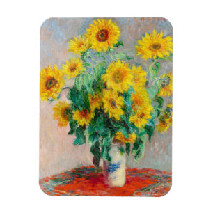 Ímã Buquê de Sunflower Claude Monet