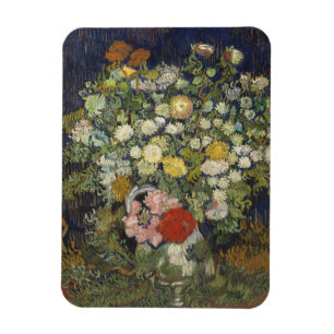 Ímã Buquê de Vincent van Gogh das flores em um vaso