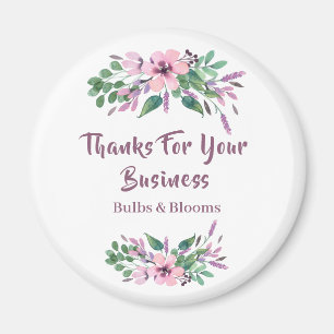 Imã Buquê floral "obrigado do jardim você "