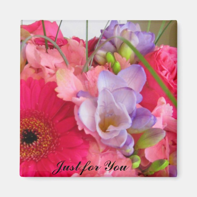 Imã Buquê só para você, Magnet (Frente)