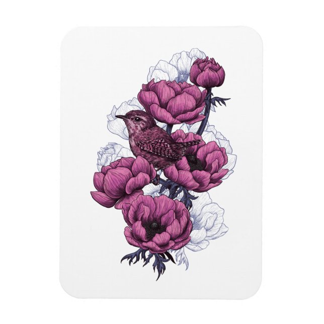 Ímã Buquê Wren (Vertical)