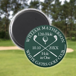 Imã Buraco de Golfe Personalizado Emerald Green