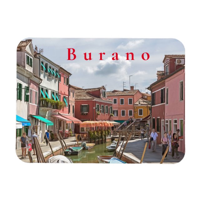 Ímã Burano. 10. (Horizontal)