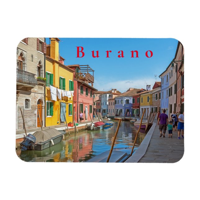 Ímã Burano. 2. (Horizontal)